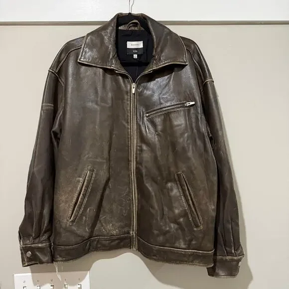 Reformation Veda Marco Leather Jacket - Picture 2 of 5
